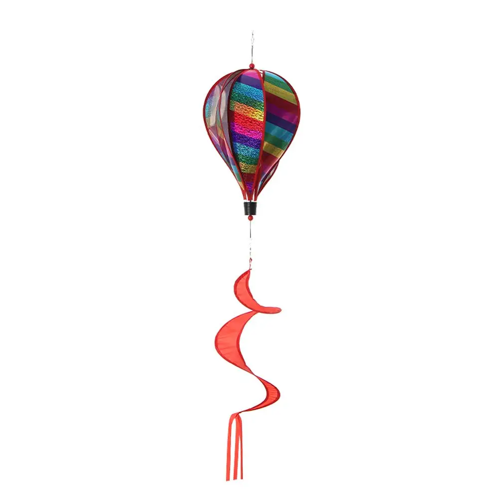 Garden Revolving Colorful Outdoor Lawn Decorations Windmills Hot Air Balloon Whirlygig Toys Pinwheels Wind Spinners