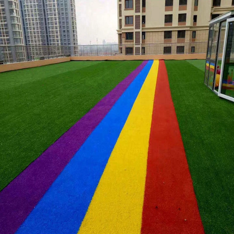 Green Artificial Lawn Realistic Grass Pad Simulation Pet Lawn Mats Thick Synthetic Fake Mat For Outdoor Garden Patio Landscape