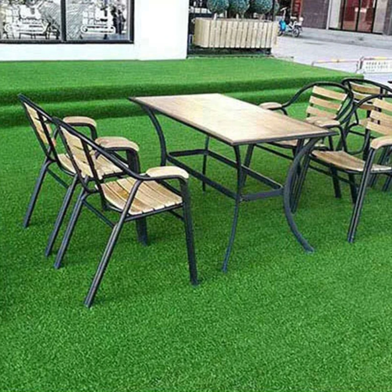 Green Artificial Lawn Realistic Grass Pad Simulation Pet Lawn Mats Thick Synthetic Fake Mat For Outdoor Garden Patio Landscape