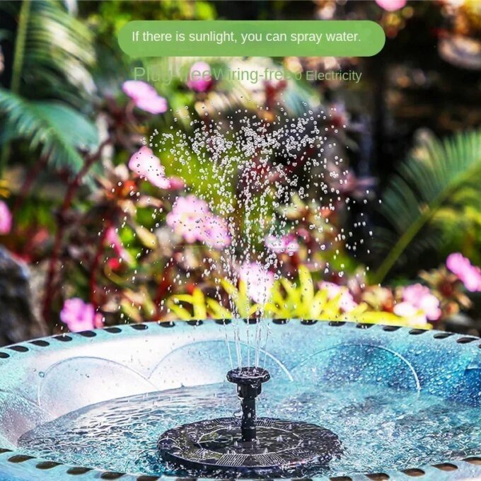 Outdoor Solar Fountain Swimming Pool Solar Fountain Pump Device Is A Must-have for Summer Suitable for Ponds and Gardens - Image 2