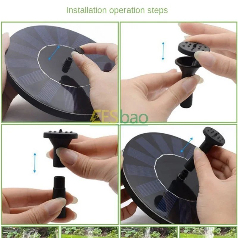 Outdoor Solar Fountain Swimming Pool Solar Fountain Pump Device Is A Must-have for Summer Suitable for Ponds and Gardens Outdoor Solar Fountain Swimming Pool Solar Fountain Pump Device Is A Must-have for Summer Suitable for Ponds and Gardens