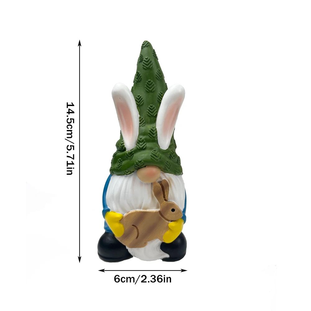 Charming Rabbit Reading Book Statue - Resin Bunny Garden Ornament, Perfect for Outdoor & Indoor Decor, Ideal Easter Gift