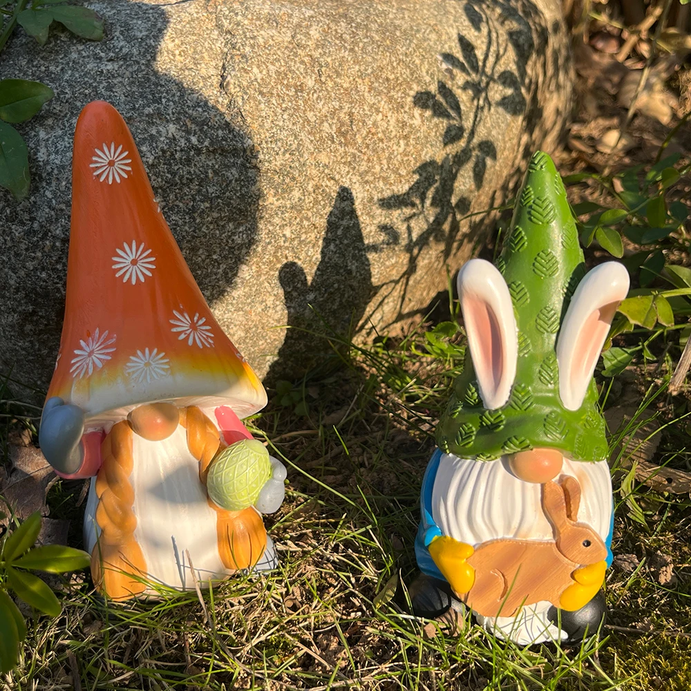Charming Rabbit Reading Book Statue - Resin Bunny Garden Ornament, Perfect for Outdoor & Indoor Decor, Ideal Easter Gift