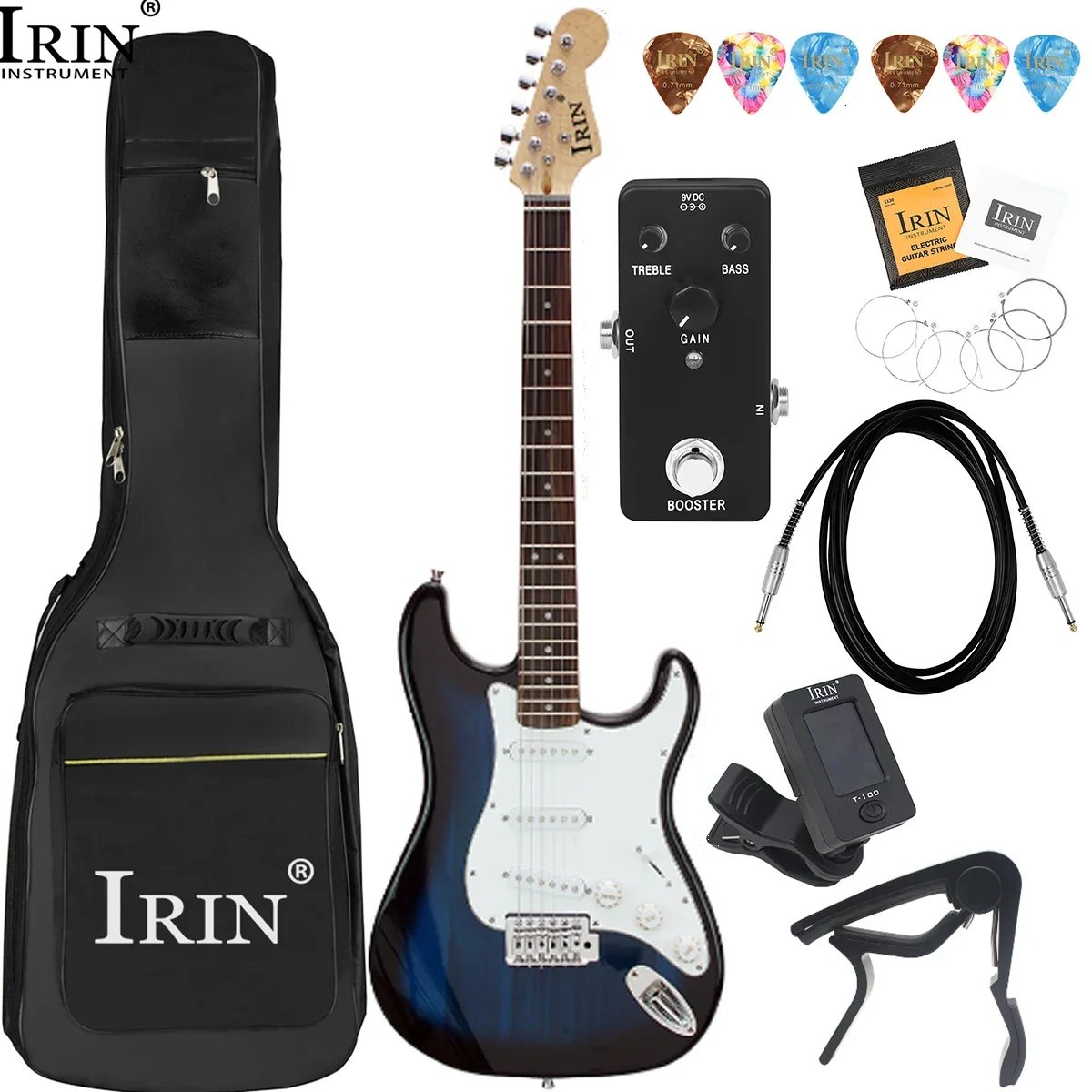 IRIN 6-String Electric Guitar for Students And Rock Band Trendy Play Essential String Instrument for Campus Musicians IRIN 6-String Electric Guitar for Students And Rock Band Trendy Play Essential String Instrument for Campus Musicians