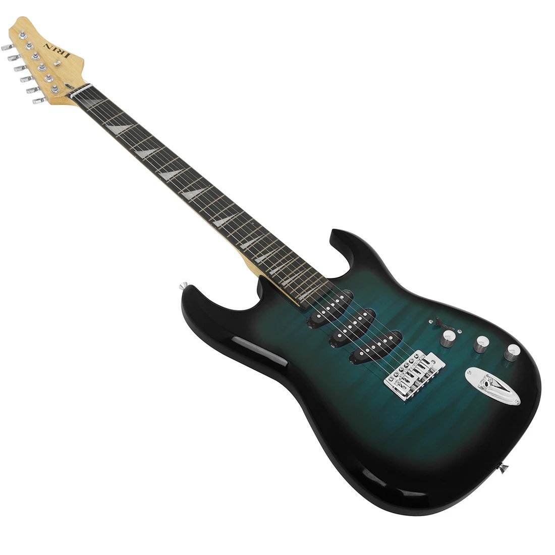 IRIN Electric Guitar ST Model 6 String Tiger Stripe 39 Inch Scale 24 Frets Solid Body Guitar for Beginners And Professionals IRIN Electric Guitar ST Model 6 String Tiger Stripe 39 Inch Scale 24 Frets Solid Body Guitar for Beginners And Professionals