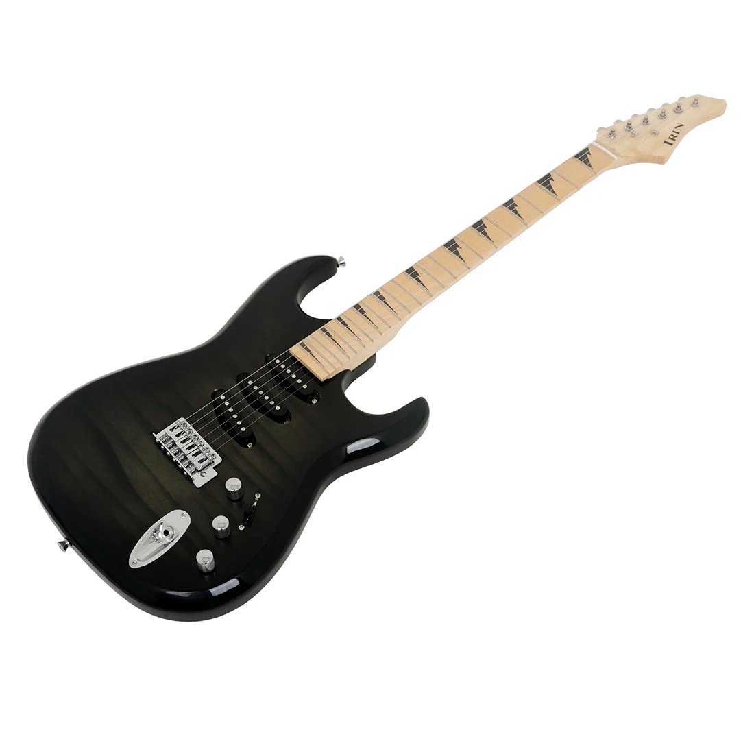 IRIN Electric Guitar ST Model 6 String Tiger Stripe 39 Inch Scale 24 Frets Solid Body Guitar for Beginners And Professionals IRIN Electric Guitar ST Model 6 String Tiger Stripe 39 Inch Scale 24 Frets Solid Body Guitar for Beginners And Professionals