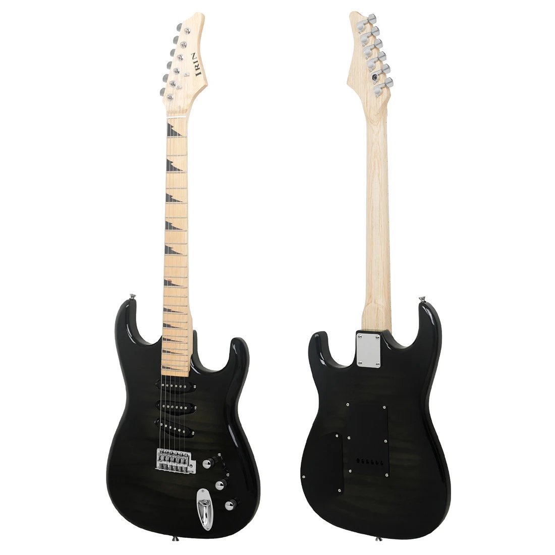 IRIN Electric Guitar ST Model 6 String Tiger Stripe 39 Inch Scale 24 Frets Solid Body Guitar for Beginners And Professionals IRIN Electric Guitar ST Model 6 String Tiger Stripe 39 Inch Scale 24 Frets Solid Body Guitar for Beginners And Professionals