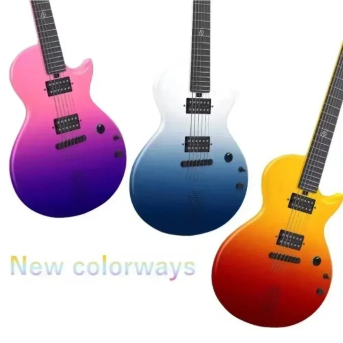 ENYA Nova Go Sonic Carbon Fiber Electric Guitar with Bag for Beginner Adults - Image 4