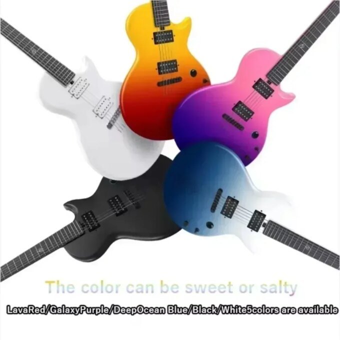 ENYA Nova Go Sonic Carbon Fiber Electric Guitar with Bag for Beginner Adults - Image 3