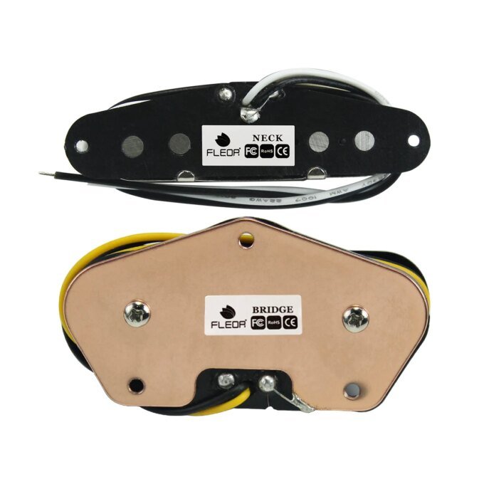 FLEOR 2pcs Alnico 5 Neck & Bridge TL Electric Guitar Pickup Single Coil Pickups Set Guitar Parts - Image 4