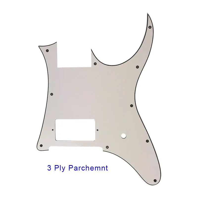 Pleroo Custom Guitar Parts - For MIJ Ibanez RG 350 EX Guitar Pickguard Blank With Bridge Humbucker Pickup Scratch Plate Black Pleroo Custom Guitar Parts - For MIJ Ibanez RG 350 EX Guitar Pickguard Blank With Bridge Humbucker Pickup Scratch Plate Black
