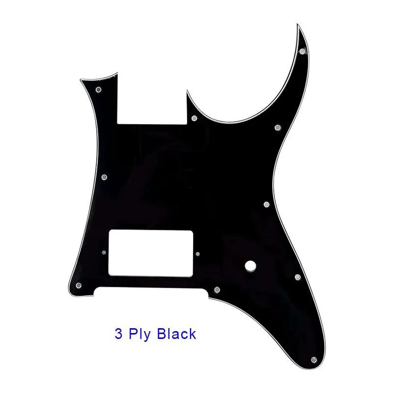 Pleroo Custom Guitar Parts - For MIJ Ibanez RG 350 EX Guitar Pickguard Blank With Bridge Humbucker Pickup Scratch Plate Black Pleroo Custom Guitar Parts - For MIJ Ibanez RG 350 EX Guitar Pickguard Blank With Bridge Humbucker Pickup Scratch Plate Black
