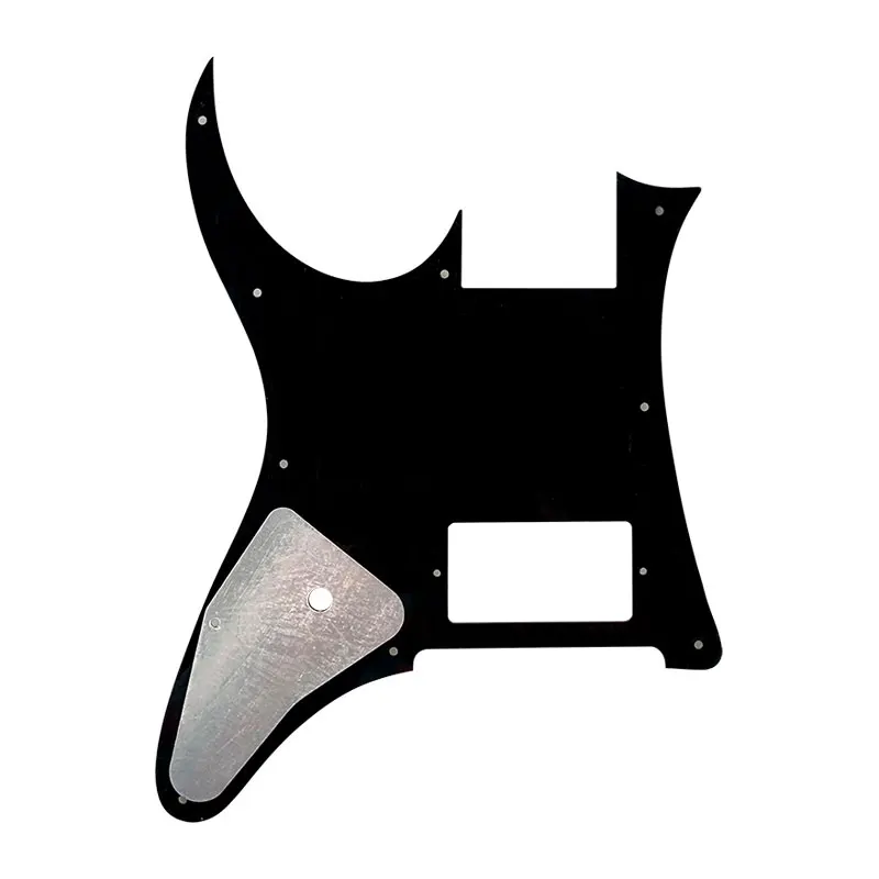 Pleroo Custom Guitar Parts - For MIJ Ibanez RG 350 EX Guitar Pickguard Blank With Bridge Humbucker Pickup Scratch Plate Black Pleroo Custom Guitar Parts - For MIJ Ibanez RG 350 EX Guitar Pickguard Blank With Bridge Humbucker Pickup Scratch Plate Black