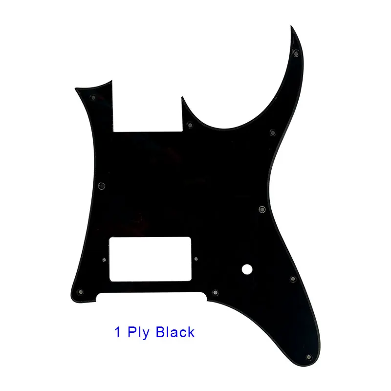 Pleroo Custom Guitar Parts - For MIJ Ibanez RG 350 EX Guitar Pickguard Blank With Bridge Humbucker Pickup Scratch Plate Black Pleroo Custom Guitar Parts - For MIJ Ibanez RG 350 EX Guitar Pickguard Blank With Bridge Humbucker Pickup Scratch Plate Black