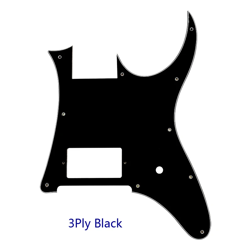 Pleroo Custom Guitar Parts - For MIJ Ibanez RG 350 EX Guitar Pickguard Blank With Bridge Humbucker Pickup Scratch Plate Black Pleroo Custom Guitar Parts - For MIJ Ibanez RG 350 EX Guitar Pickguard Blank With Bridge Humbucker Pickup Scratch Plate Black