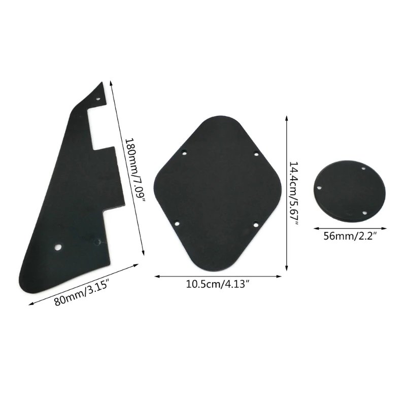 Standard LP Pickguard/Control Backplate/Switch Cavity Cover Mounting Screw for Les Paul Styles Guitar, 1Ply Black/Yellow Standard LP Pickguard/Control Backplate/Switch Cavity Cover Mounting Screw for Les Paul Styles Guitar, 1Ply Black/Yellow