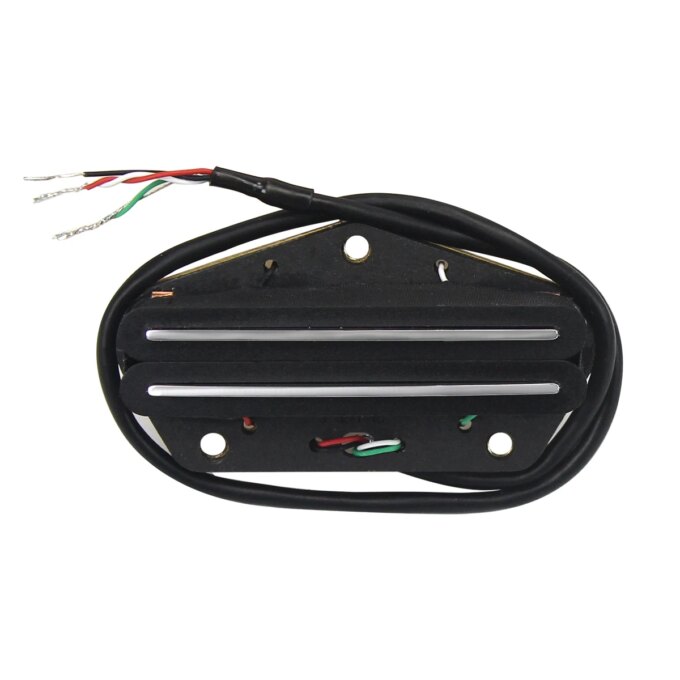 FLEOR Alnico 5 Hot Dual Rails Pickup Guitar Mini Humbucker Bridge Pickup fit for TL Guitar,6K/9K/12K Option - Image 3