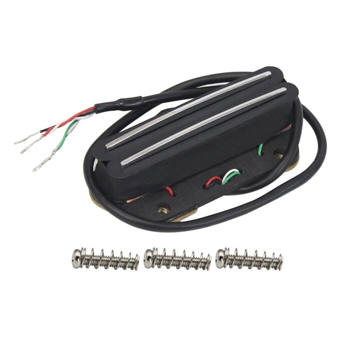 FLEOR Alnico 5 Hot Dual Rails Pickup Guitar Mini Humbucker Bridge Pickup fit for TL Guitar,6K/9K/12K Option - Image 2