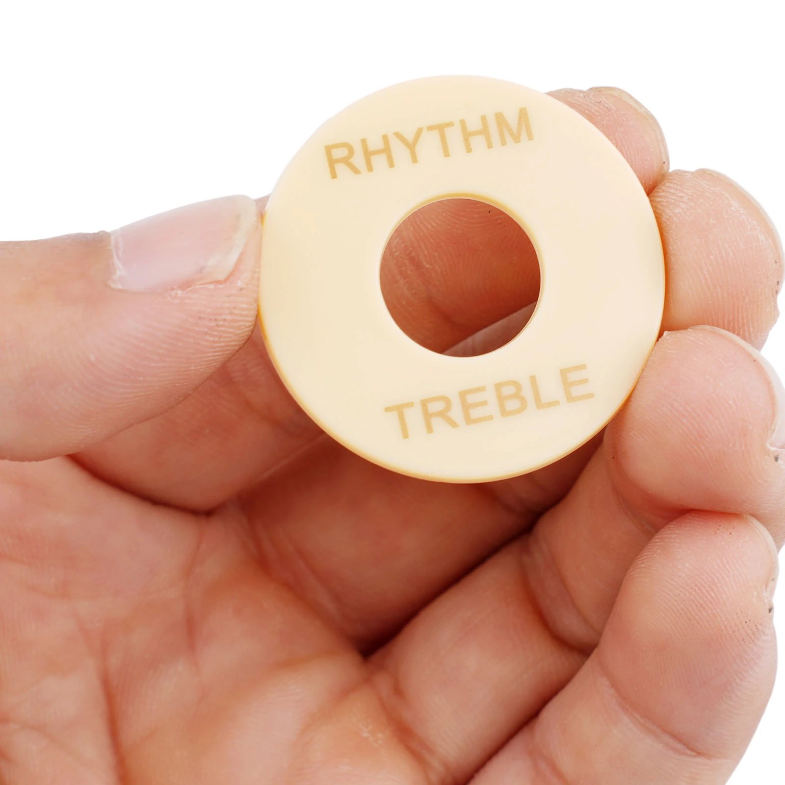 Switch Plate Rhythm/Treble Selector Switch Ring For Gibson Les Paul Guitar White/Black Guitar Parts & Accessories Switch Plate Rhythm/Treble Selector Switch Ring For Gibson Les Paul Guitar White/Black Guitar Parts & Accessories