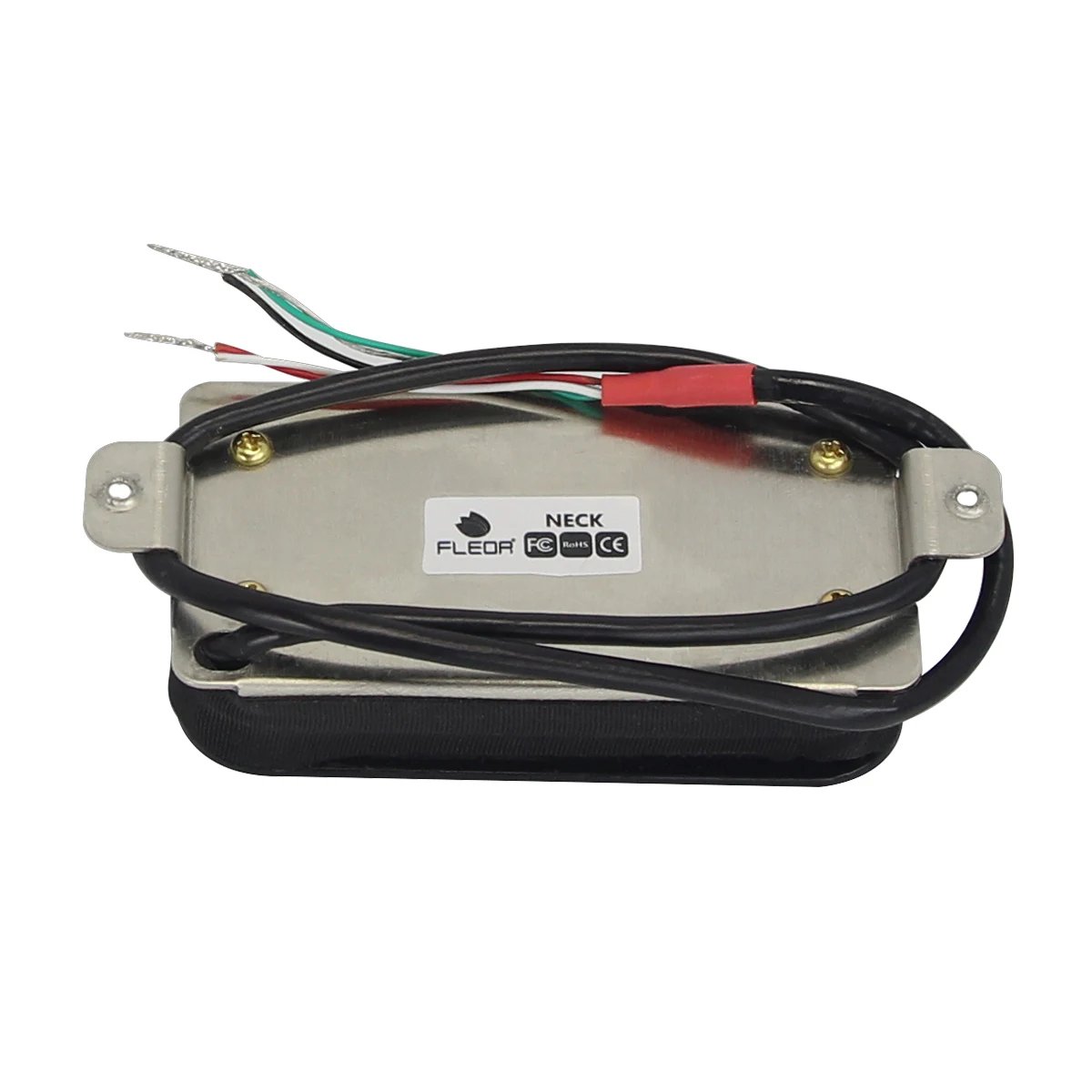 FLEOR Dual Rails Pickup Electric Guitar Humbucker Pickup Ceramic Guitar Parts Black/White Choose