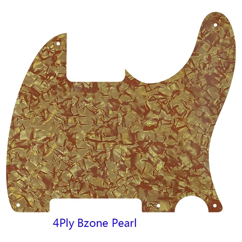 Pleroo Custom Guitar Parts - For  US Standard 5 Screw Holes 52 Year Tele Telecaster DIY Blank Guitar Pickguard  Scratch Plate
