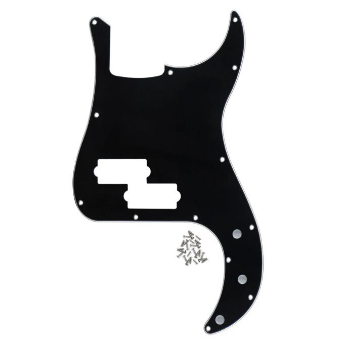 FLEOR 1PCS PB Bass Pickguard Bass 4 Strings PB Bass Scratch Plate 13 Holes with Pickguard Screws - Image 2