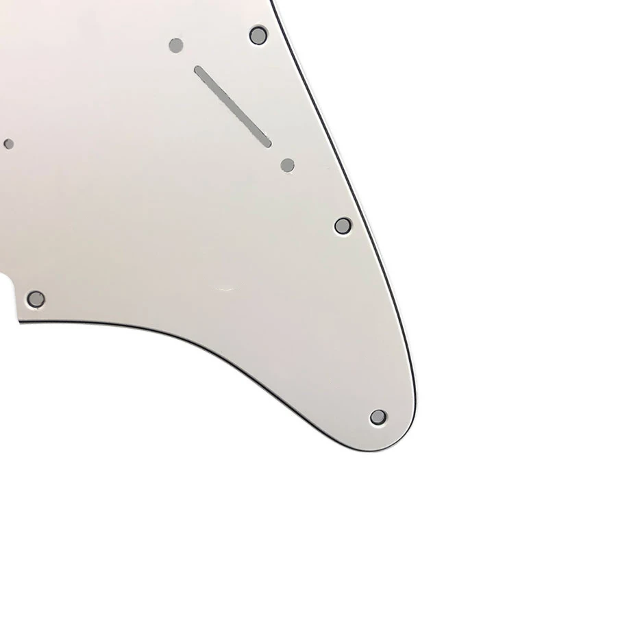 Pleroo Custom Guitar Pickguards Suit - For 11 Screw Hole  Strat  Humbucker HSS Guitar No Control Hole Scratch Plate
