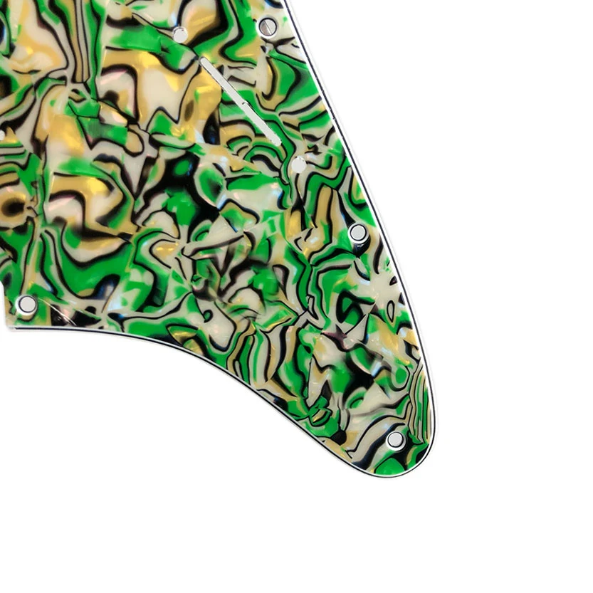 Pleroo Custom Guitar Pickguards Suit - For 11 Screw Hole  Strat  Humbucker HSS Guitar No Control Hole Scratch Plate