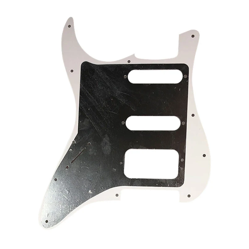 Pleroo Custom Guitar Pickguards Suit - For 11 Screw Hole  Strat  Humbucker HSS Guitar No Control Hole Scratch Plate