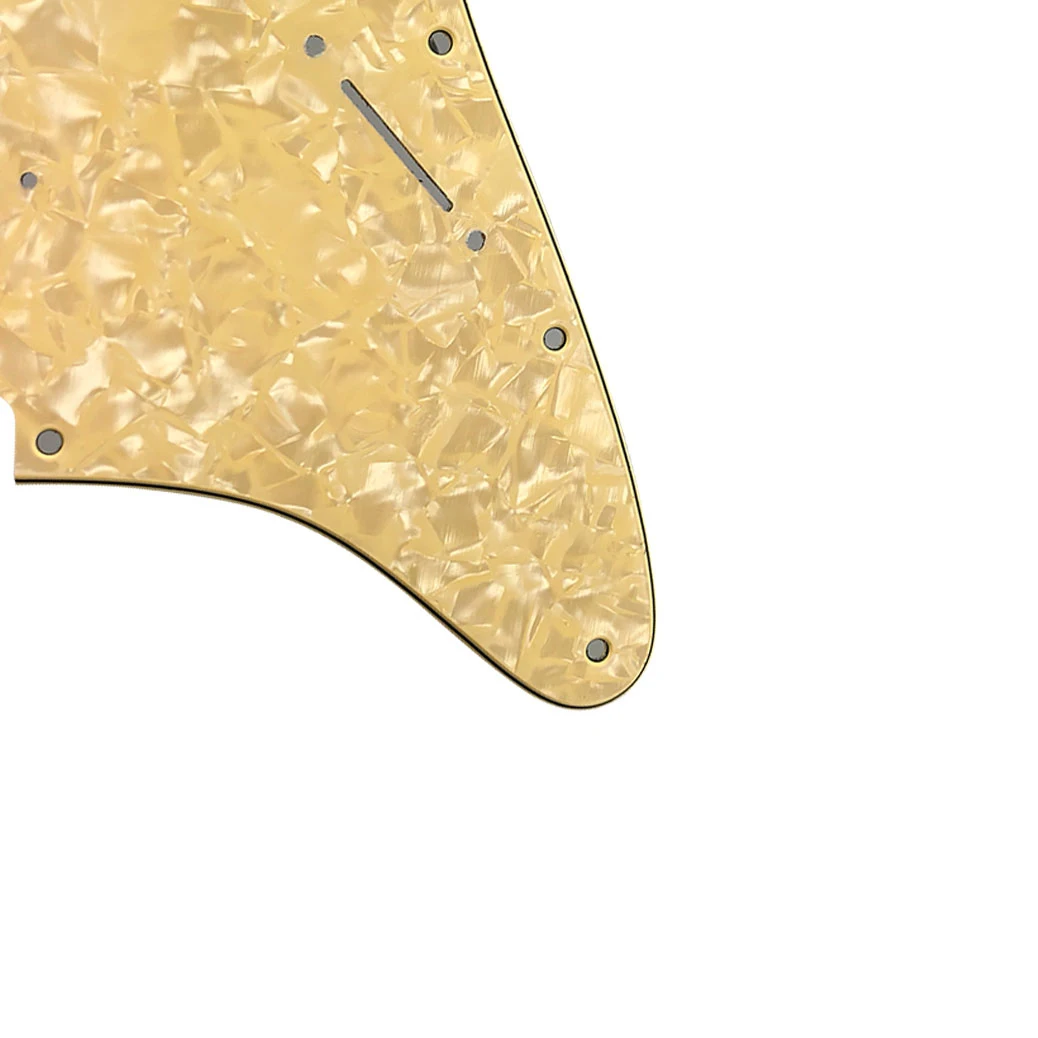 Pleroo Custom Guitar Pickguards Suit - For 11 Screw Hole  Strat  Humbucker HSS Guitar No Control Hole Scratch Plate