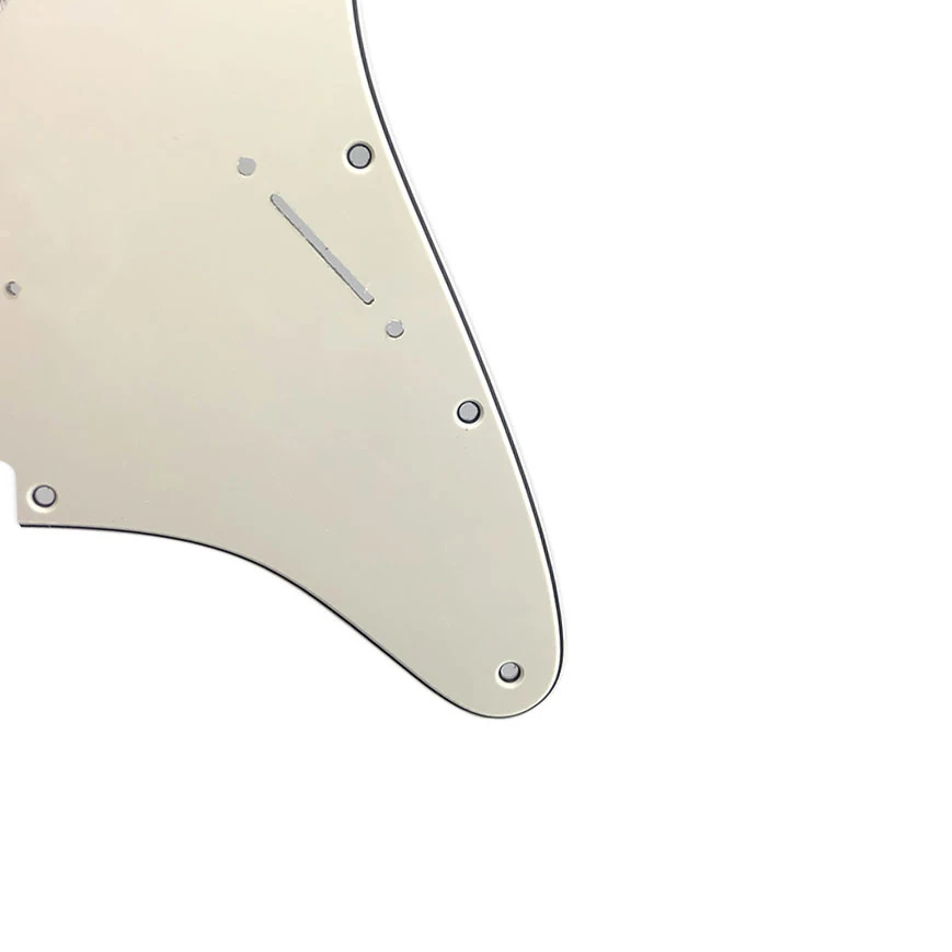 Pleroo Custom Guitar Pickguards Suit - For 11 Screw Hole  Strat  Humbucker HSS Guitar No Control Hole Scratch Plate