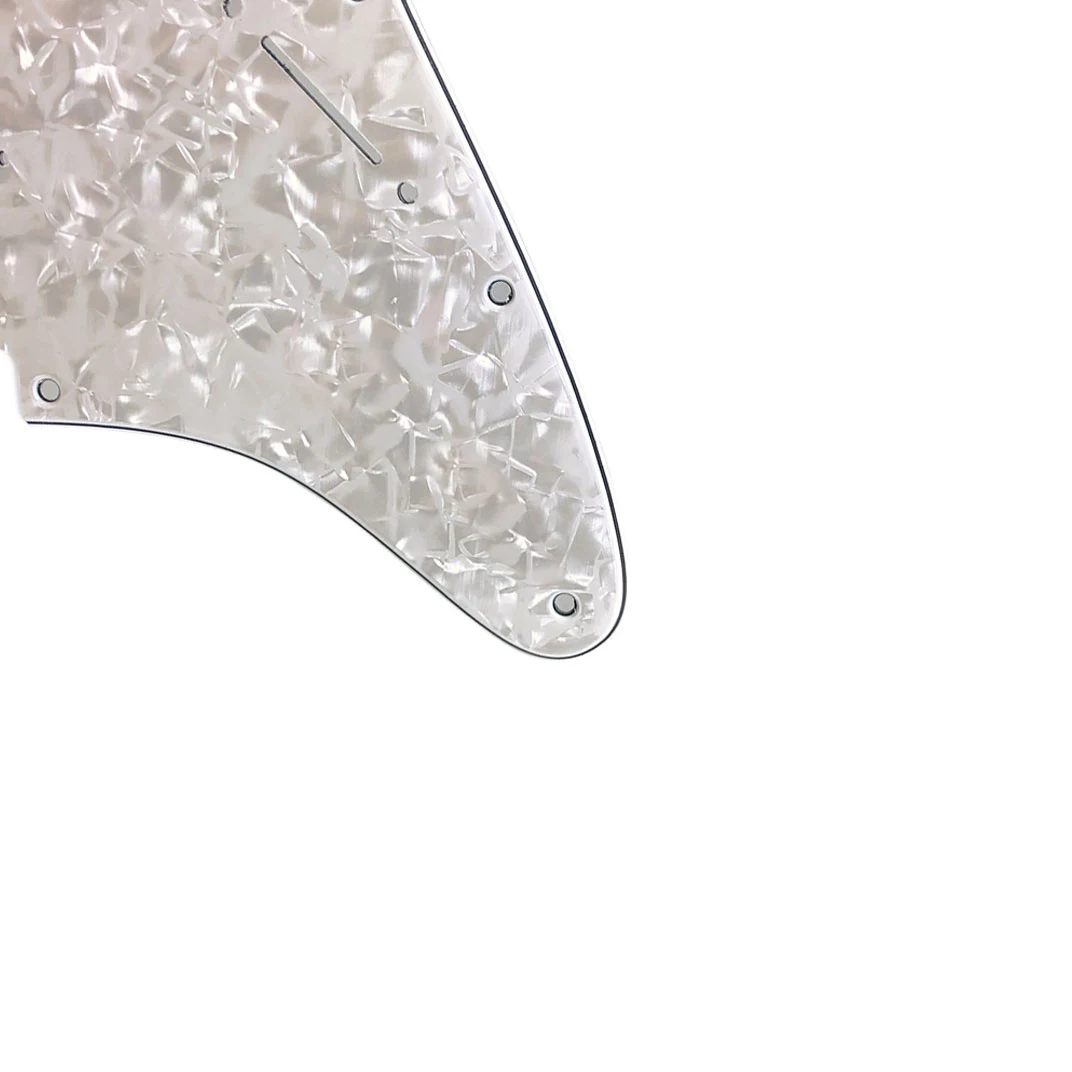 Pleroo Custom Guitar Pickguards Suit - For 11 Screw Hole  Strat  Humbucker HSS Guitar No Control Hole Scratch Plate