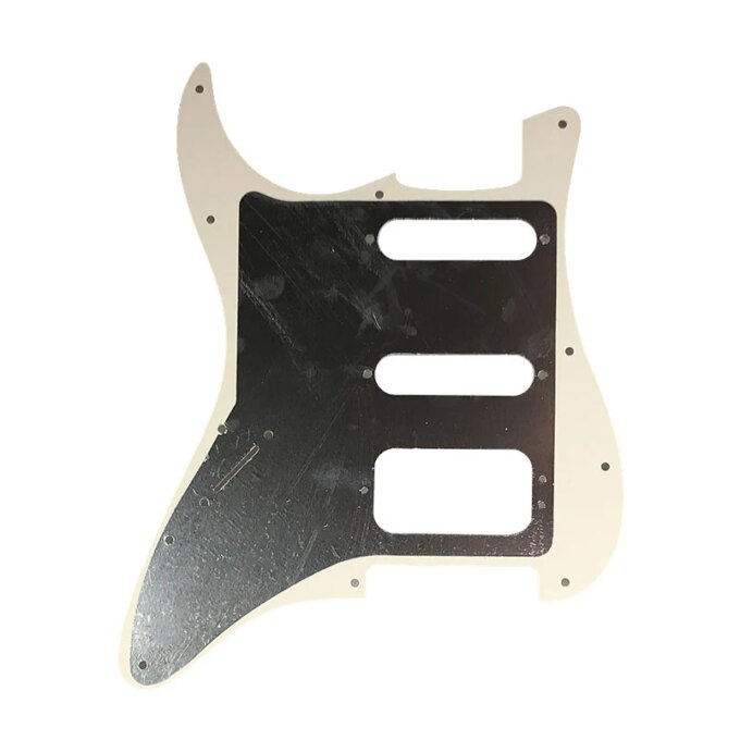 Pleroo Custom Guitar Pickguards Suit - For 11 Screw Hole  Strat  Humbucker HSS Guitar No Control Hole Scratch Plate - Image 5
