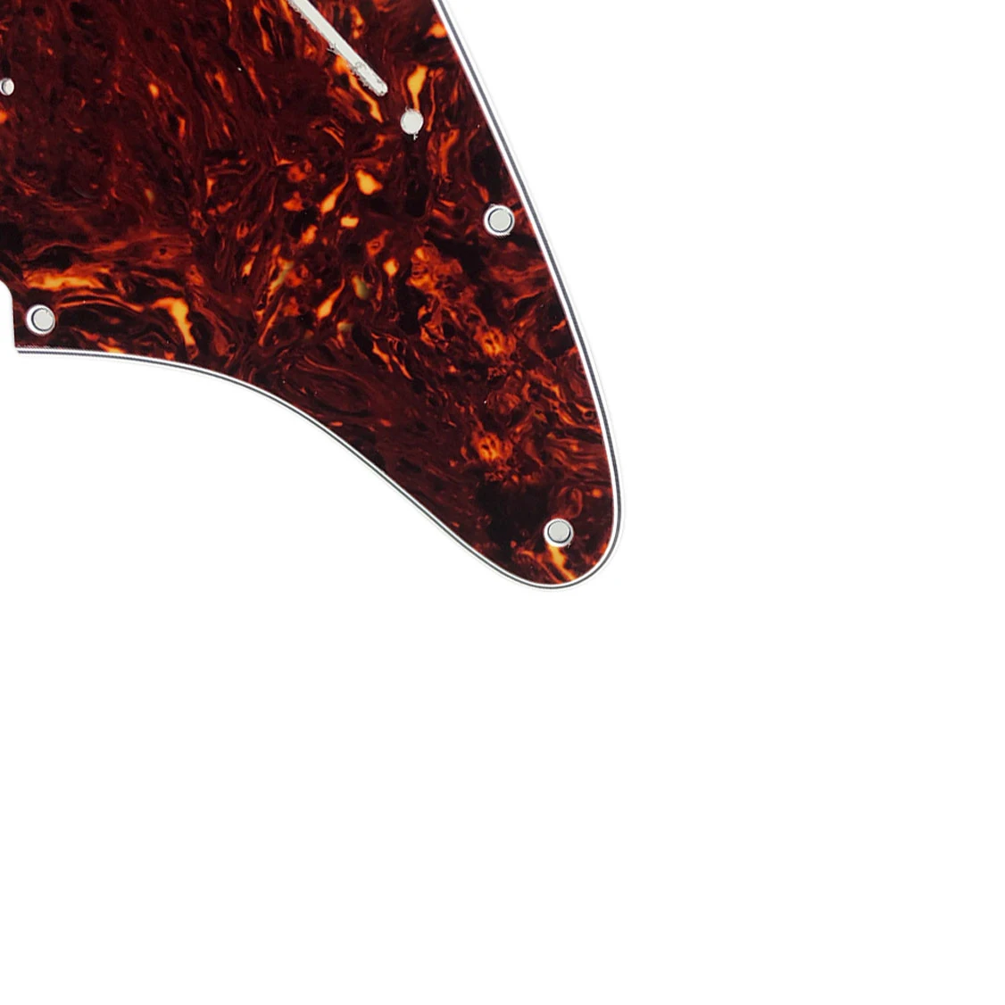 Pleroo Custom Guitar Pickguards Suit - For 11 Screw Hole  Strat  Humbucker HSS Guitar No Control Hole Scratch Plate