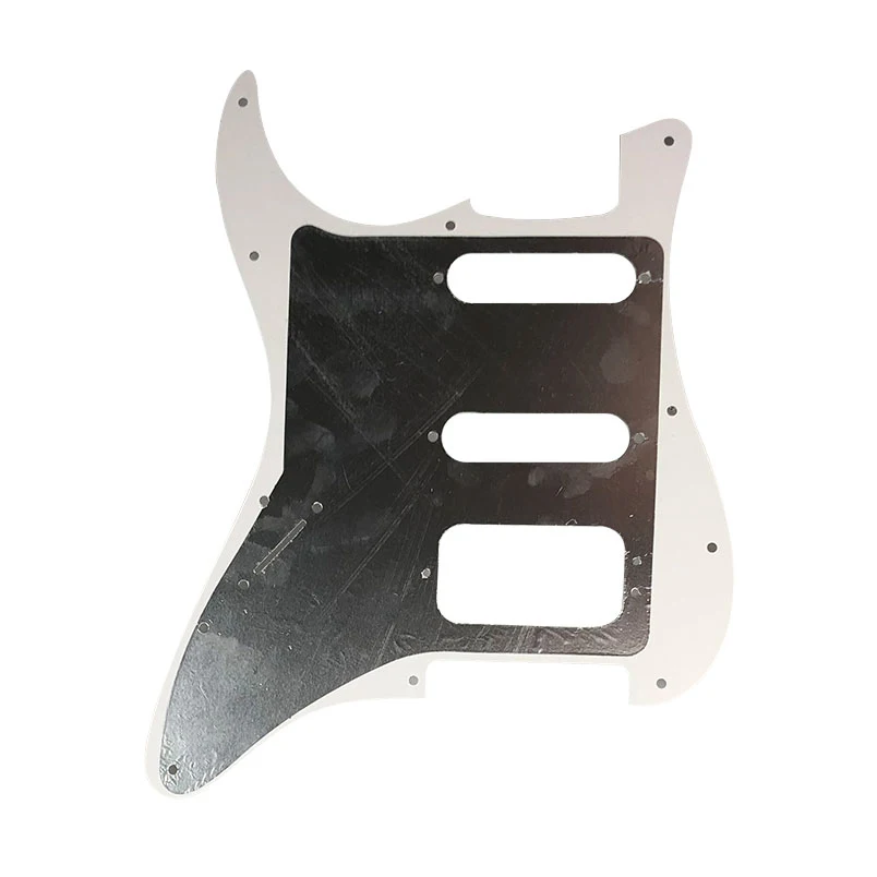 Pleroo Custom Guitar Pickguards Suit - For 11 Screw Hole  Strat  Humbucker HSS Guitar No Control Hole Scratch Plate