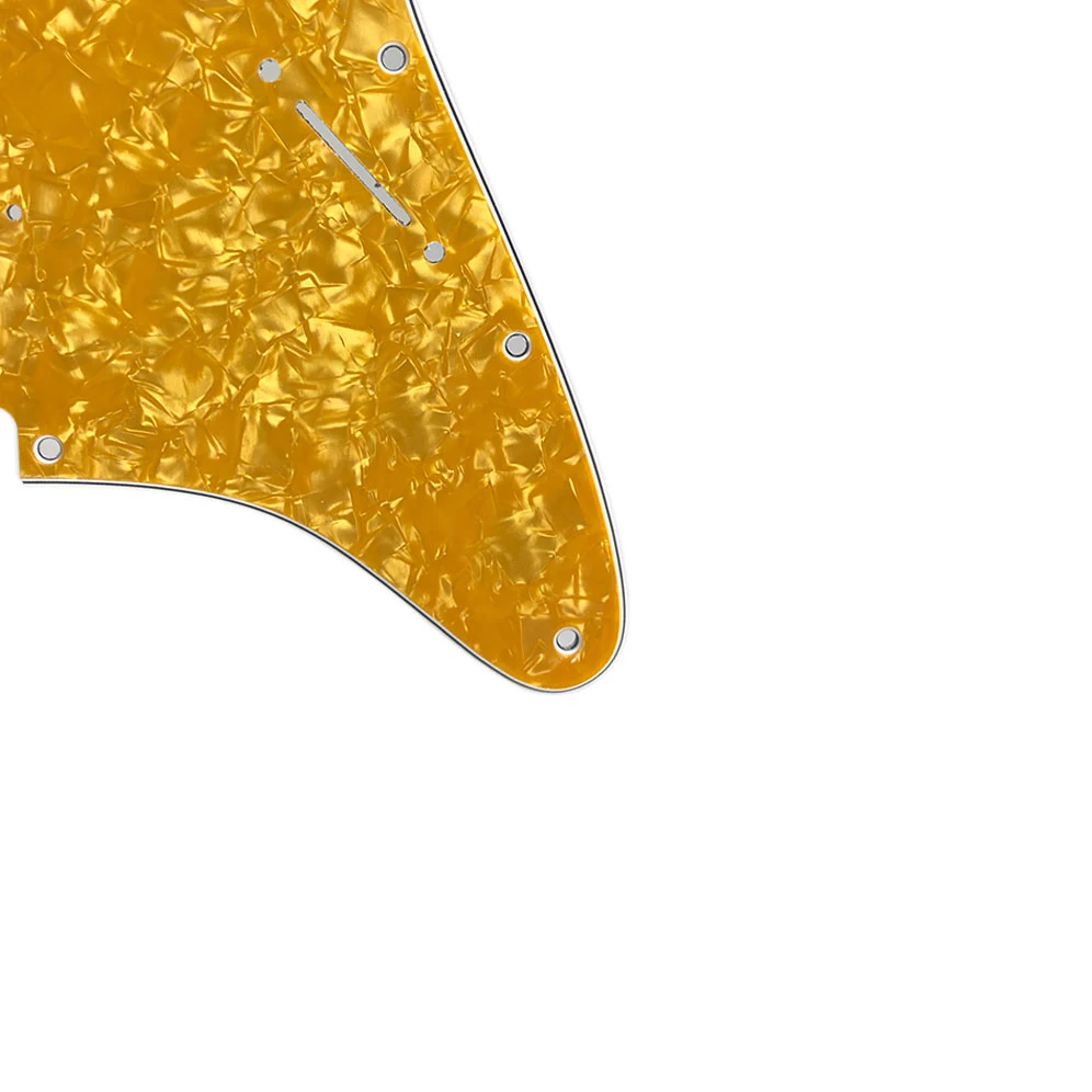 Pleroo Custom Guitar Pickguards Suit - For 11 Screw Hole  Strat  Humbucker HSS Guitar No Control Hole Scratch Plate
