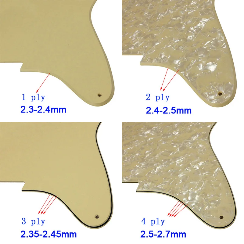 Feiman Custom Parts pickguard For US Fender '72 Tele Deluxe Reissue Guitar With PAF Humbucker Replacement Telecaster guitar