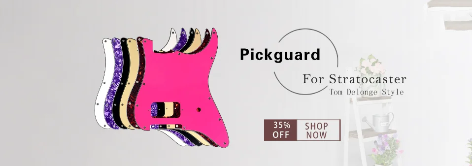 Feiman Custom Parts pickguard For US Fender '72 Tele Deluxe Reissue Guitar With PAF Humbucker Replacement Telecaster guitar