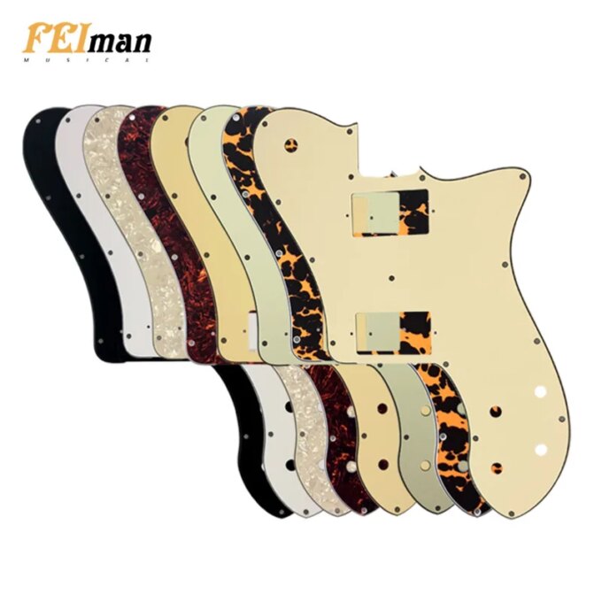 Feiman Custom Parts pickguard For US Fender '72 Tele Deluxe Reissue Guitar With PAF Humbucker Replacement Telecaster guitar