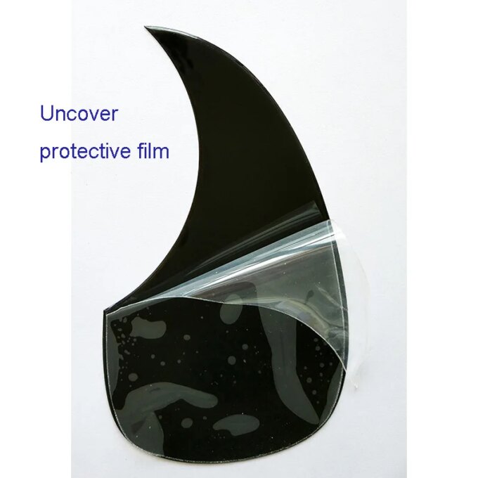 Pleroo Custom Guitar Pickgaurd - Great Elegant Bevelled Edge Acoustic Guitar Pickguard Teardrop Shape Multicolor Choice - Image 4
