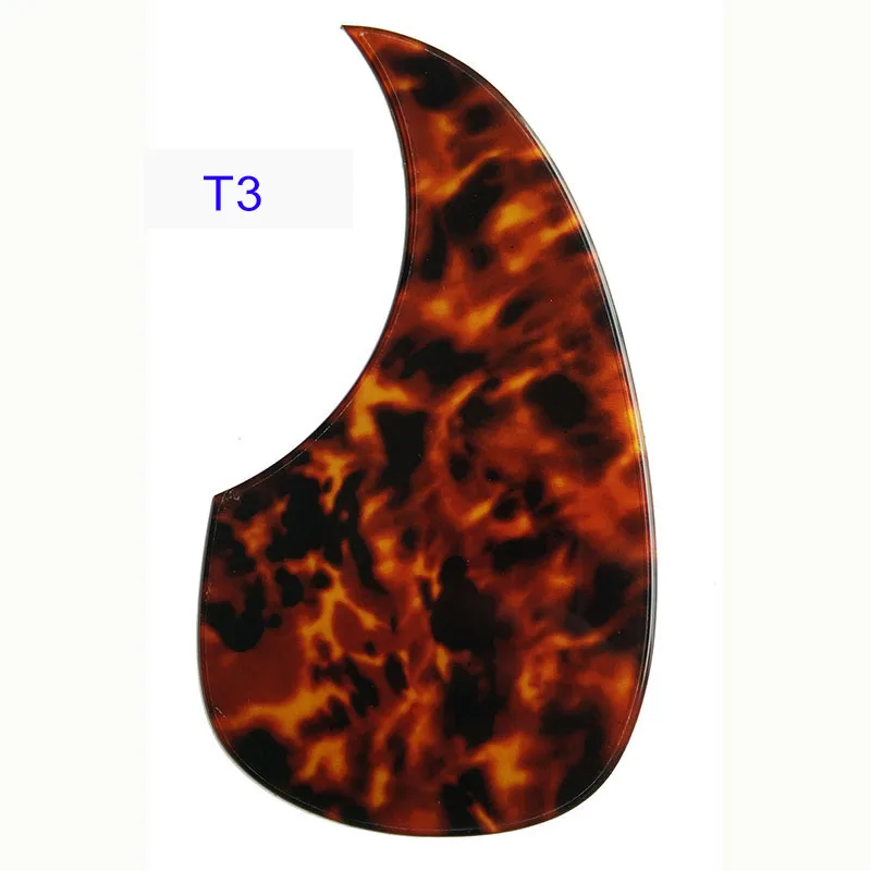 Pleroo Custom Guitar Pickgaurd - Great Elegant Bevelled Edge Acoustic Guitar Pickguard Teardrop Shape Multicolor Choice