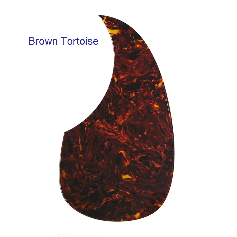 Pleroo Custom Guitar Pickgaurd - Great Elegant Bevelled Edge Acoustic Guitar Pickguard Teardrop Shape Multicolor Choice