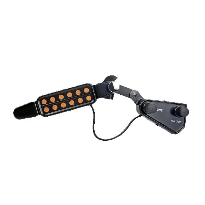 12-hole Acoustic Guitar Sound Hole Pickup Magnetic Transducer with Tone Volume Controller Audio Cable - Image 4