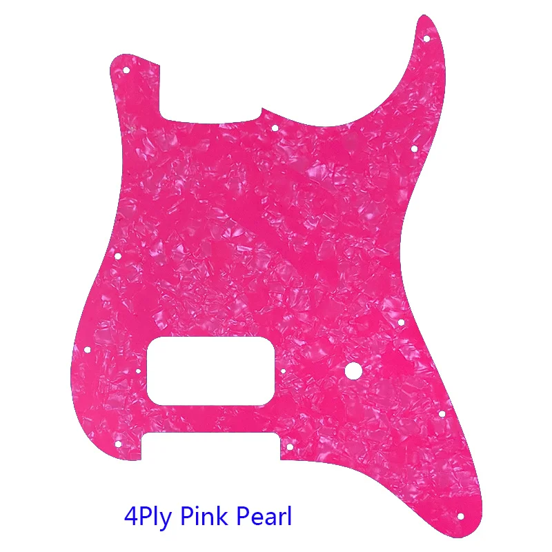 Feiman Custom Parts 11 Screw Holes Pickguards Suit For Fender Tom Delonge Strat Guitar US Spec Strat With Bridge Humbucker