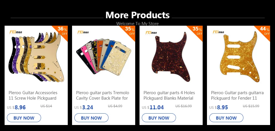 Feiman Custom Parts 11 Screw Holes Pickguards Suit For Fender Tom Delonge Strat Guitar US Spec Strat With Bridge Humbucker