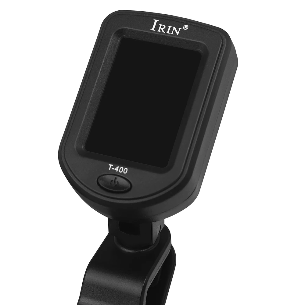 IRIN T-400 Guitar Tuner Digital Clip-On Tone Tuner for Electric Ukulele Bass Violin Universal 360Degree Rotatable Sensitive IRIN T-400 Guitar Tuner Digital Clip-On Tone Tuner for Electric Ukulele Bass Violin Universal 360Degree Rotatable Sensitive
