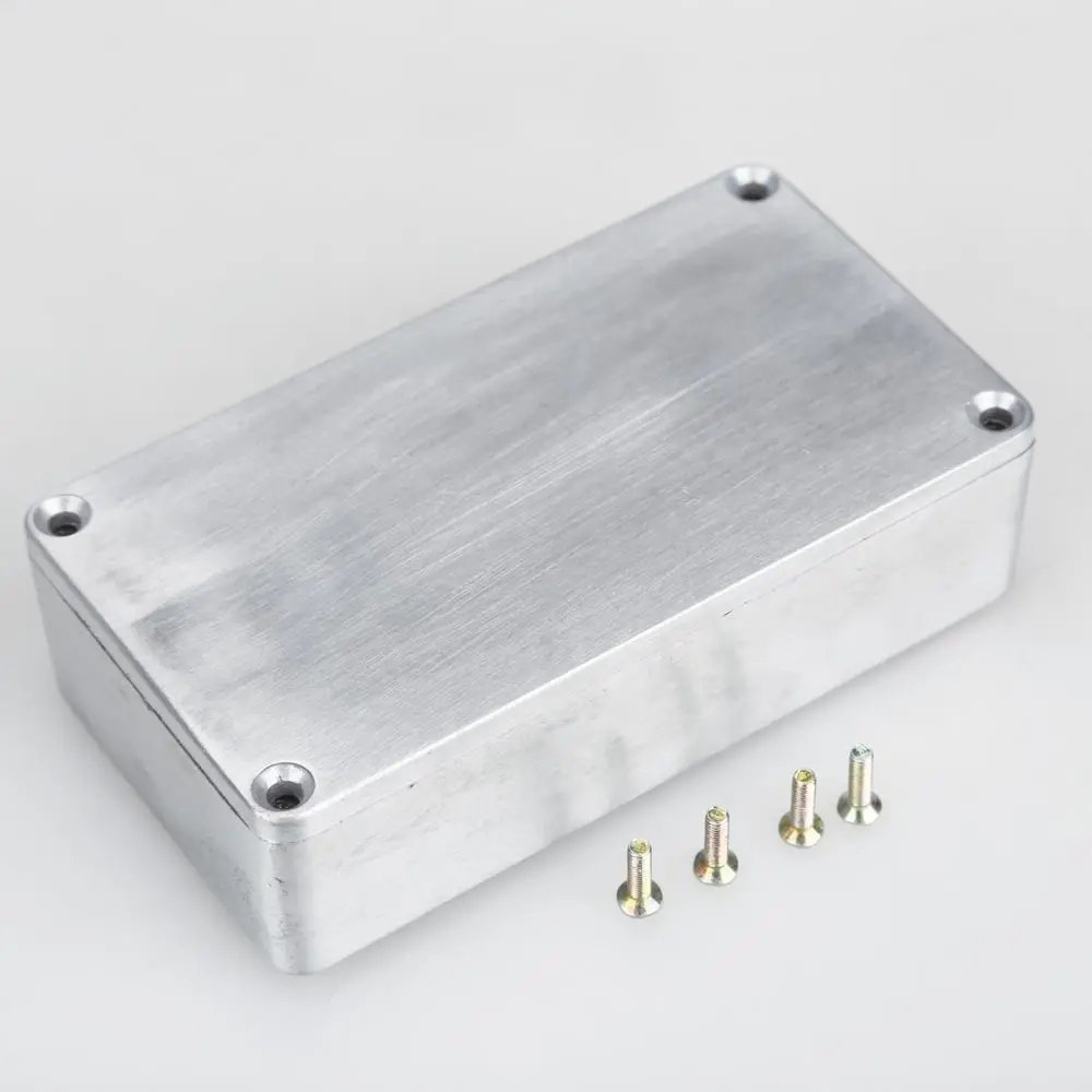 1590B Effects Pedal Enclosure with Screws Aluminum Guitar Effect Cases Holder Replacement Durable Musical Instrument Kit 1590B Effects Pedal Enclosure with Screws Aluminum Guitar Effect Cases Holder Replacement Durable Musical Instrument Kit