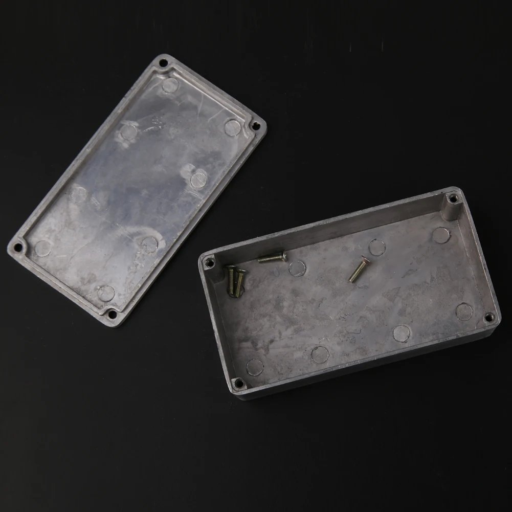 1590B Effects Pedal Enclosure with Screws Aluminum Guitar Effect Cases Holder Replacement Durable Musical Instrument Kit 1590B Effects Pedal Enclosure with Screws Aluminum Guitar Effect Cases Holder Replacement Durable Musical Instrument Kit