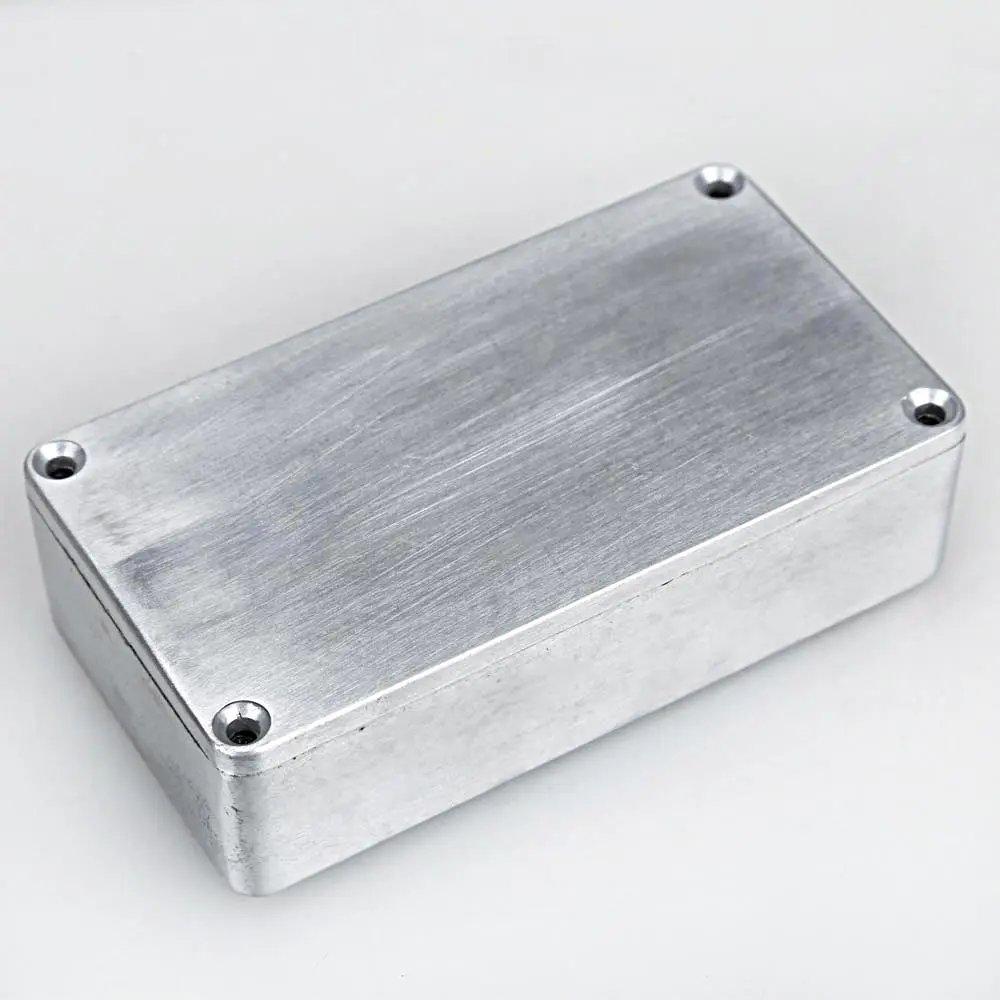 1590B Effects Pedal Enclosure with Screws Aluminum Guitar Effect Cases Holder Replacement Durable Musical Instrument Kit 1590B Effects Pedal Enclosure with Screws Aluminum Guitar Effect Cases Holder Replacement Durable Musical Instrument Kit