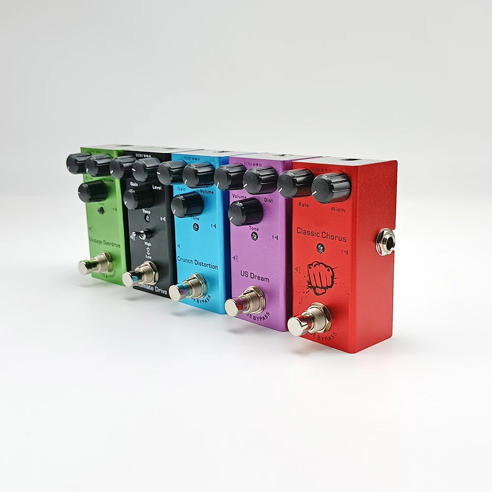 Electric Guitar Pedal Vintage overdrive/US Dream/Classic Chorus/Vintage Phase/Tremolo/Analog delay/Digital Delay/Ultimate Drive Electric Guitar Pedal Vintage overdrive/US Dream/Classic Chorus/Vintage Phase/Tremolo/Analog delay/Digital Delay/Ultimate Drive